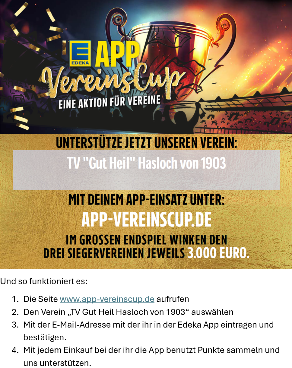 Edeka App Vereinscup