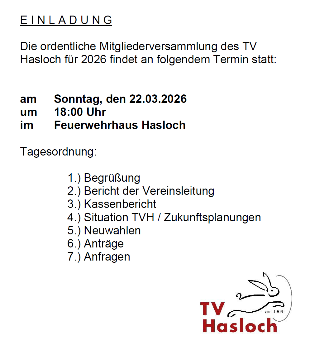 Bericht Mitgliederversammlung