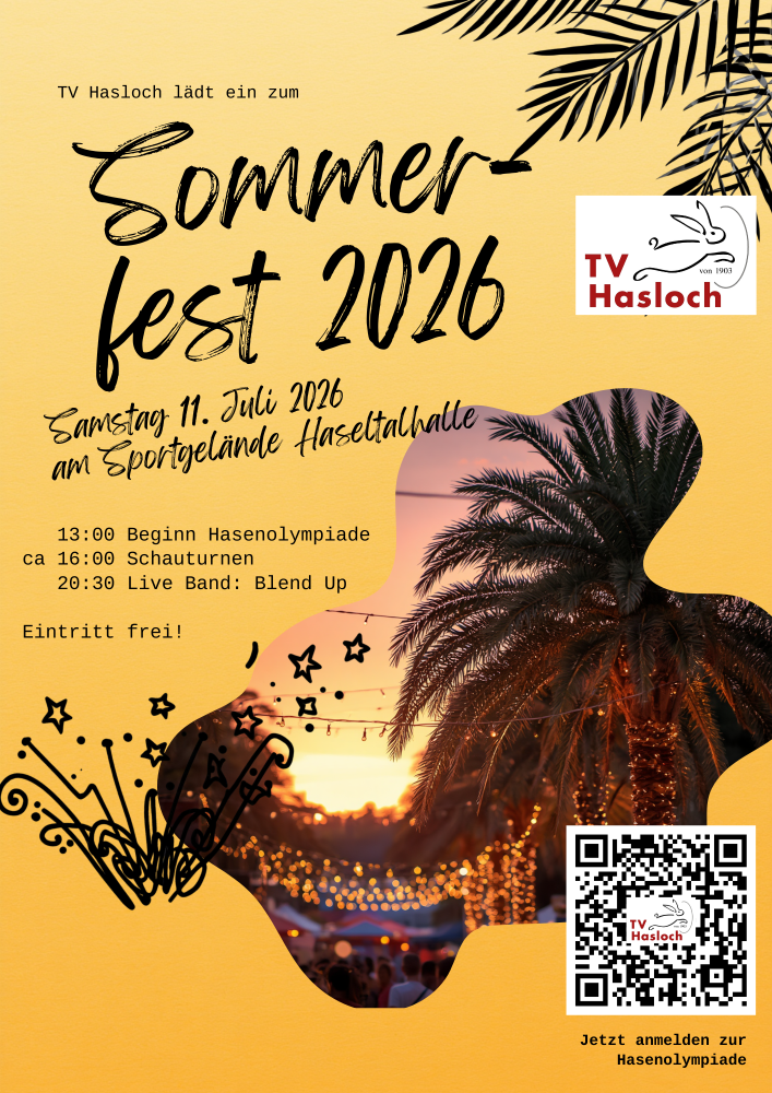 Sommerfest 2026 - Anmeldung Hasenolympiade