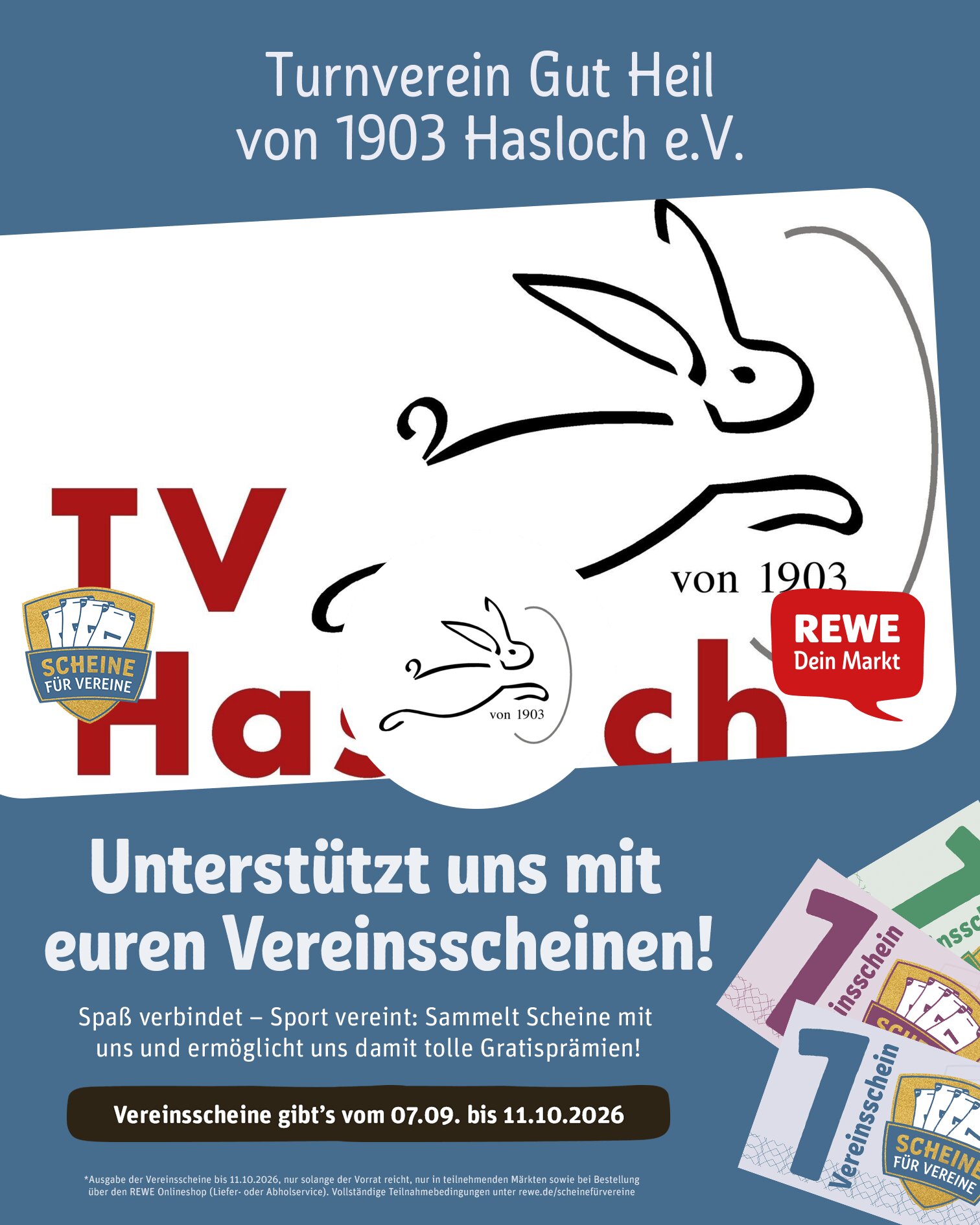 Rewe Vereinsscheine